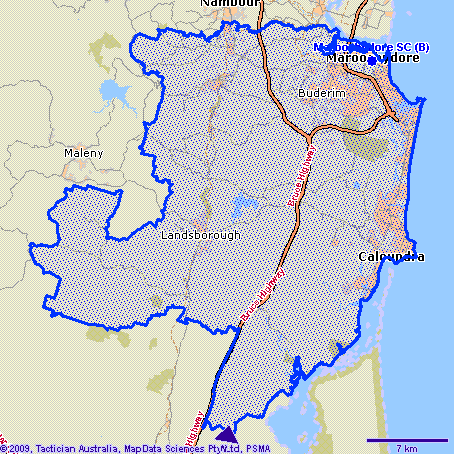 Caloundra Map